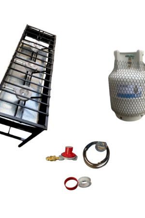 Kit Parrilla de Alta Presión – 3 Quemadores + Tanque 10 kg