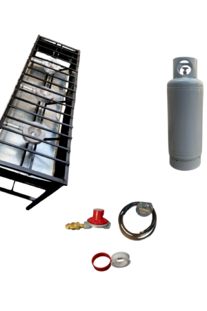 Kit Parrilla de Alta Presión – 3 Quemadores + Tanque 20 kg