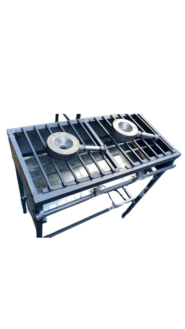 Kit Parrilla de Alta Presión – 2 Quemadores + Tanque 10 kg - Image 2