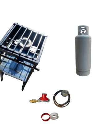 Kit Parrilla de Alta Presión – 1 Quemador + Tanque 20 kg